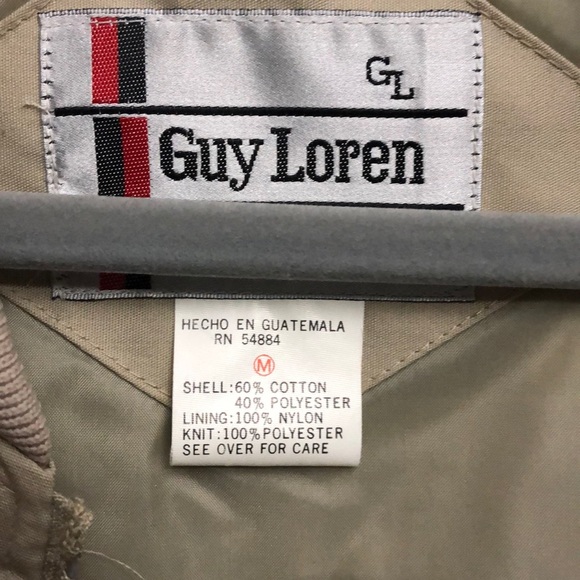 Vintage Guy Loren Men’s Lightweight Jacket - Picture 6 of 6